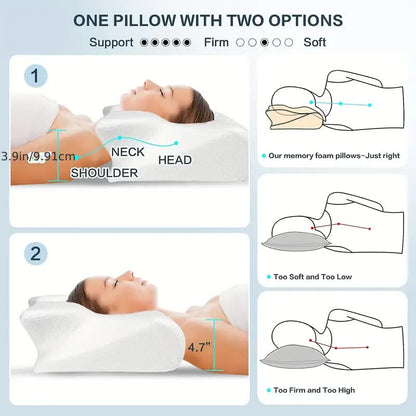 The Original - Ergonomic Contour Deep Relief Butterfly Pillow